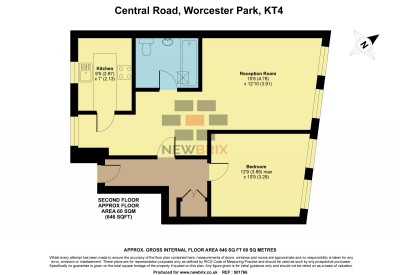 Floorplans For Central Road, Worcester Park